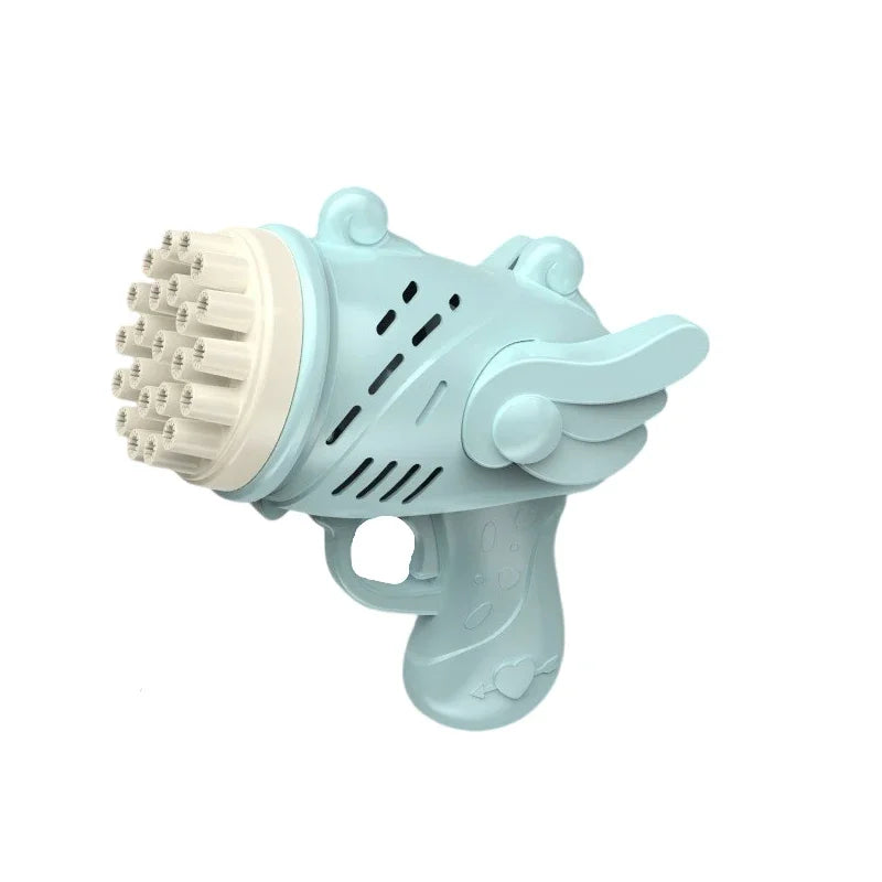 Carvallo Automatisk såpbubblasmaskin | 32 munstycken & LED-ljus | Rolig dinosaurie-design | För barn & utomhusaktiviteter