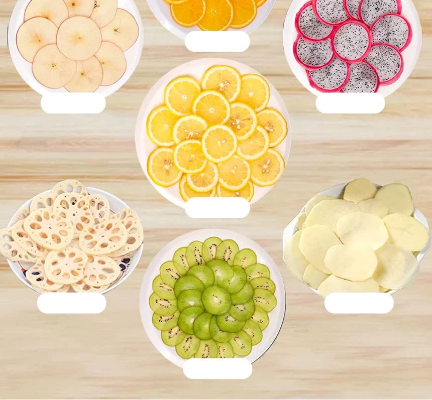 Royallure Trä Grönsakskniv Justerbar Skivare 0,5–7mm för Chips & Frukt