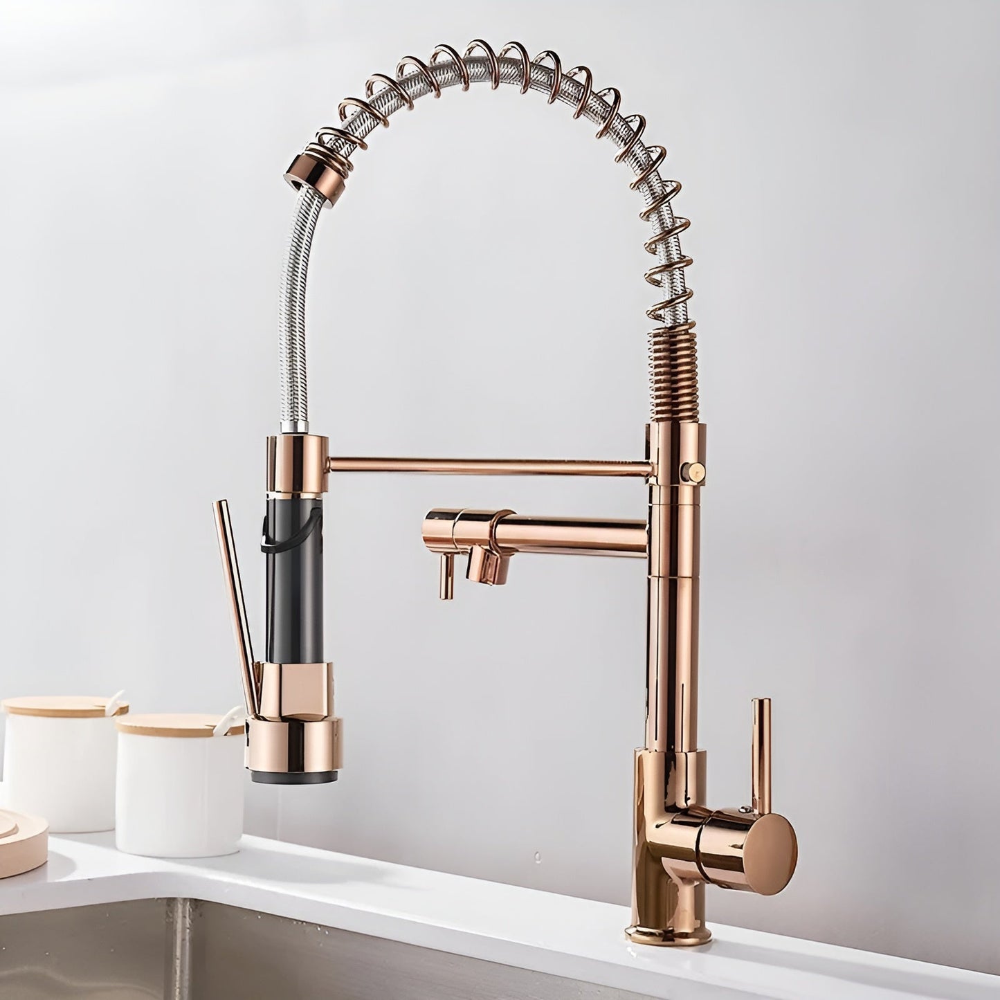 TwinStream Kran - Dubbel Utgång Kök Tap