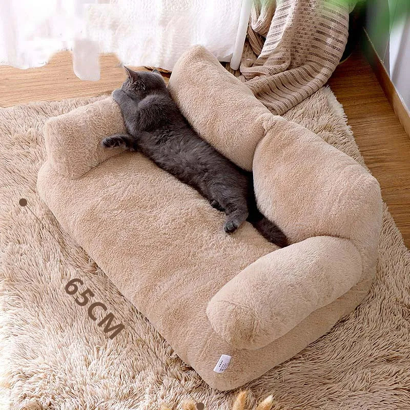 Pet Calming Sofa – Cozy Anti-Anxiety Bed for Cats &amp; Dogs