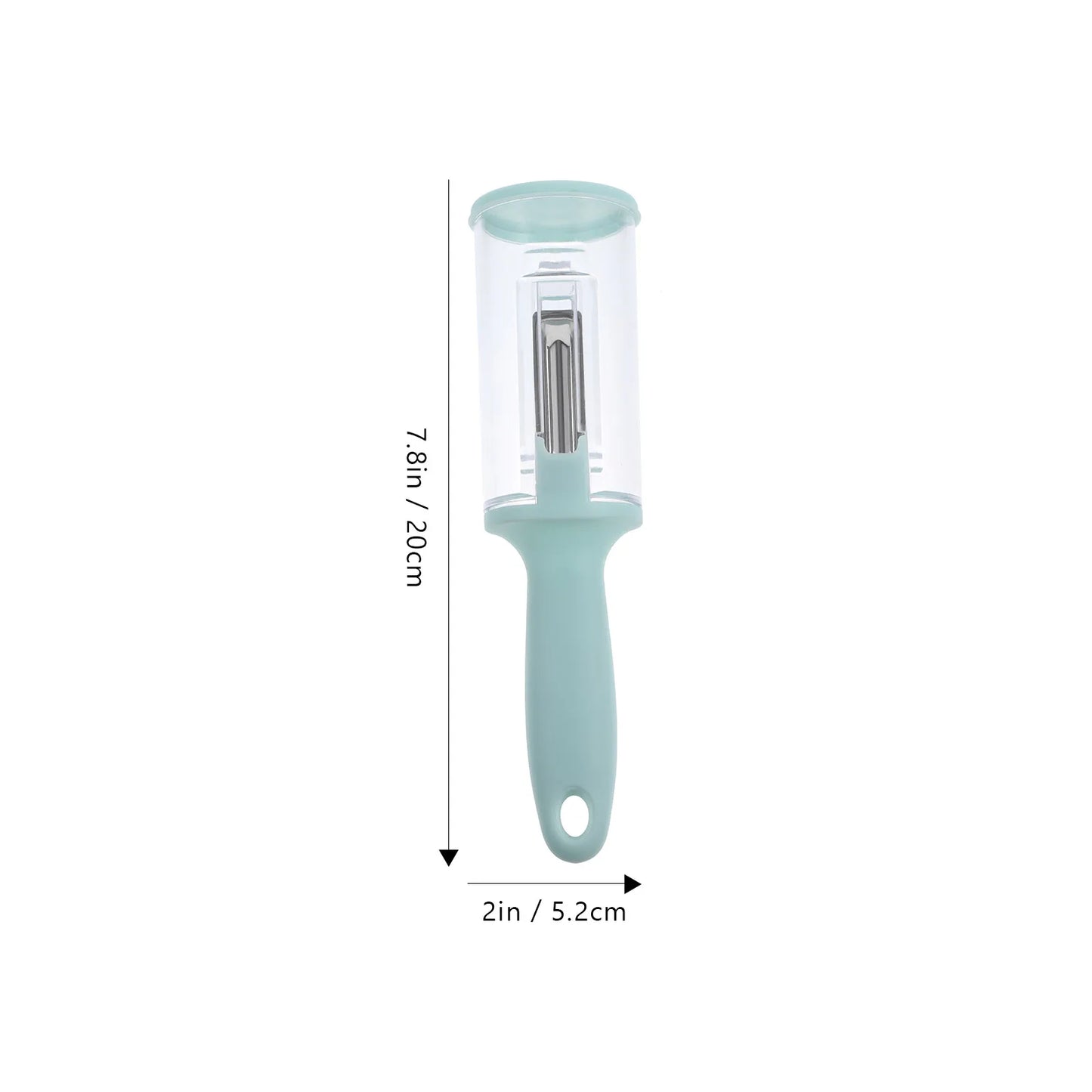 Carvallo ScaleAway ProGrip | Ergonomisk & Säker | Rostfritt stål 420J2 & Plast | 20×5,2×5,2 cm