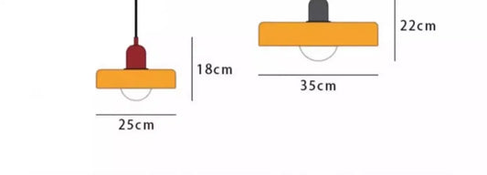 Royallure Bauhaus Färgat Glas Pendel-lampa – Konstnärlig Glasburk, Geometrisk, Retro-Modern