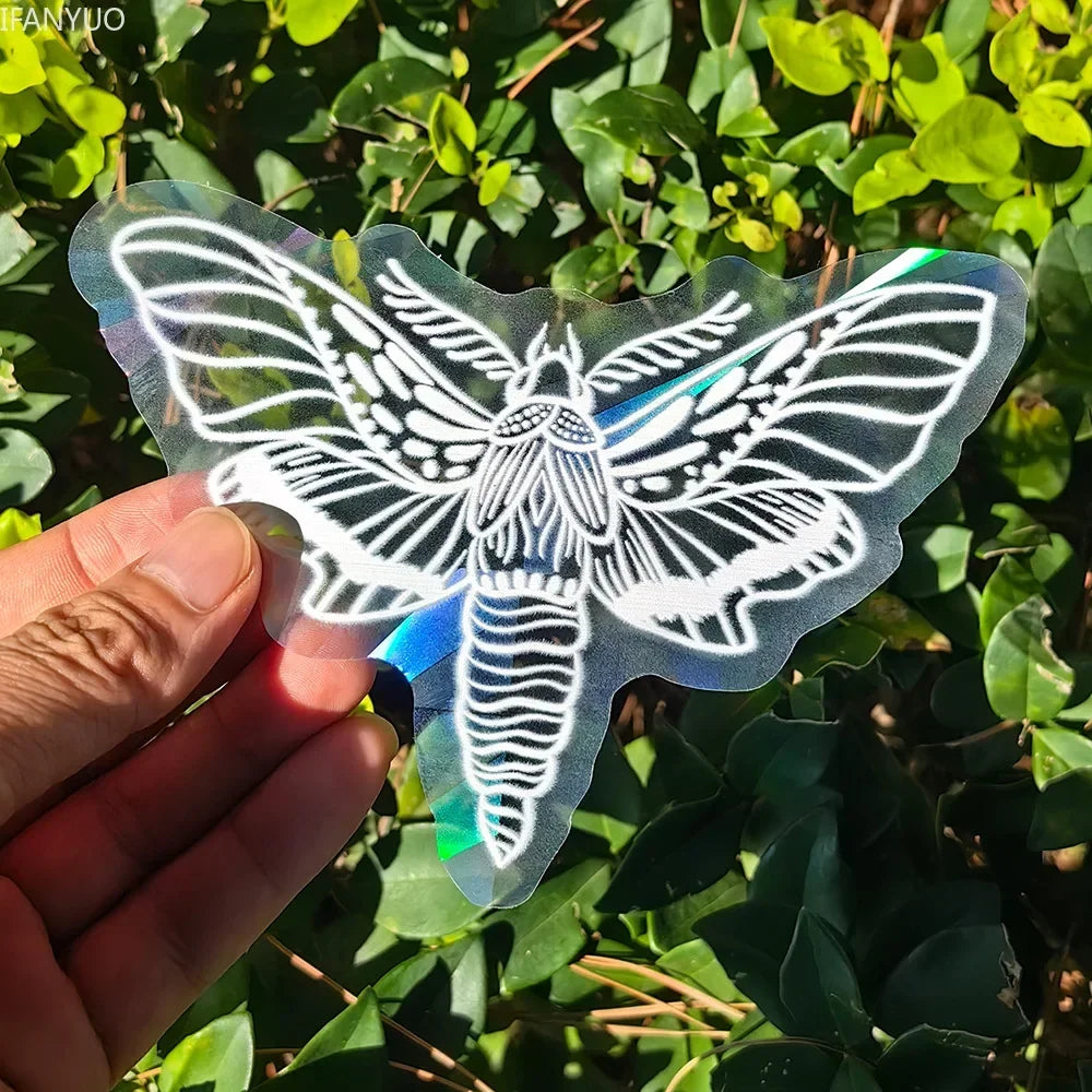 Carvallo fönsterdekal solfångare | Självhäftande med 3D-regnbågseffekt | För fönster, väggar & dekoration