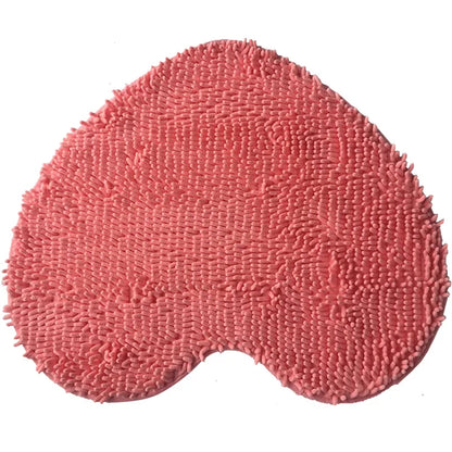 AbsorbHeart Badmatta | Hjärformad duschmatta av mikrofiber
