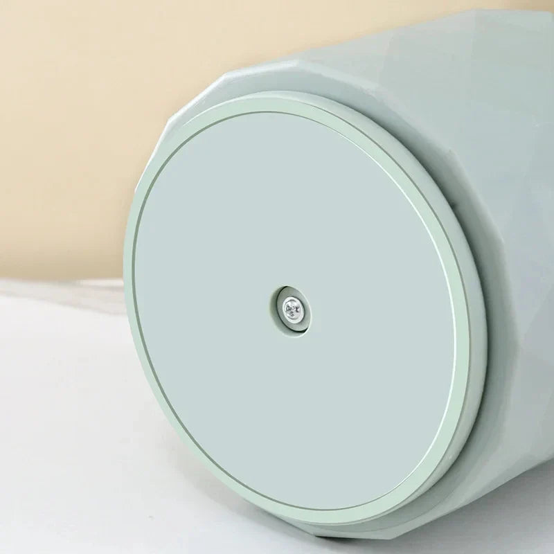 Carvallo Make-up Organizer med vridfunktion | 360° roterande förvaringsbehållare | 5 fack | Rosa diamantdesign