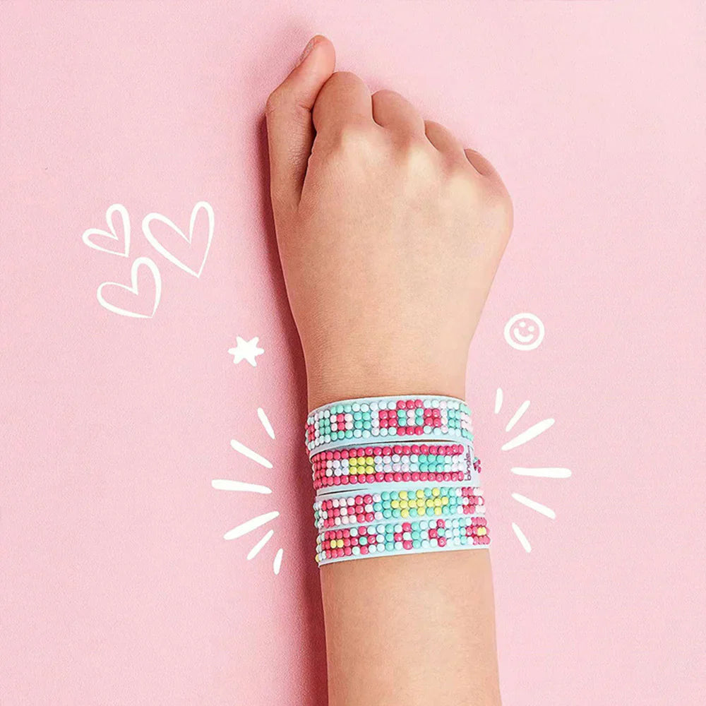Glittrande DIY armbandskit