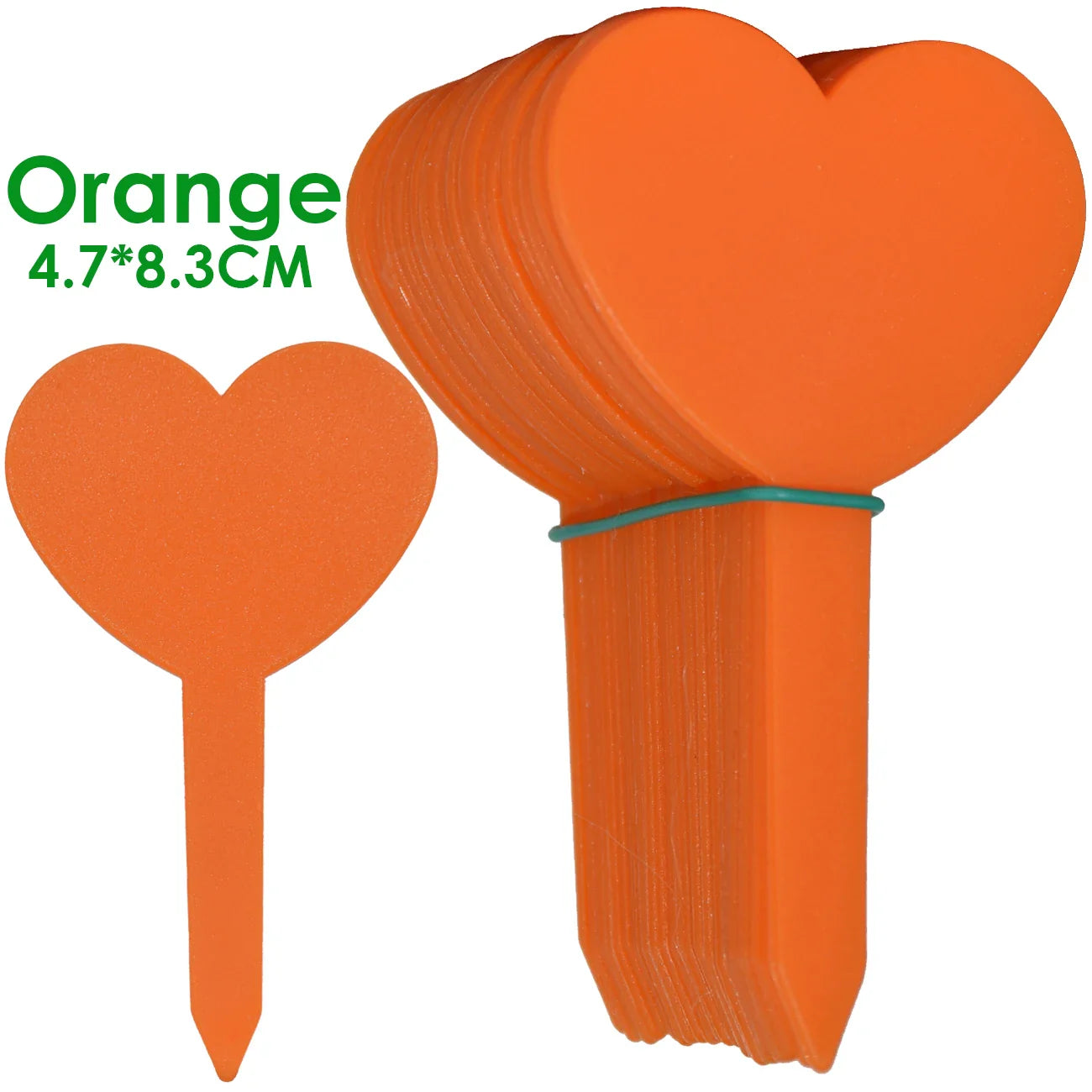 Carvallo Trädgårdsetiketter | 50 stycken | Vattentäta växtskyltar i plast | Återanvändbara | För krukor, rabatter & frön