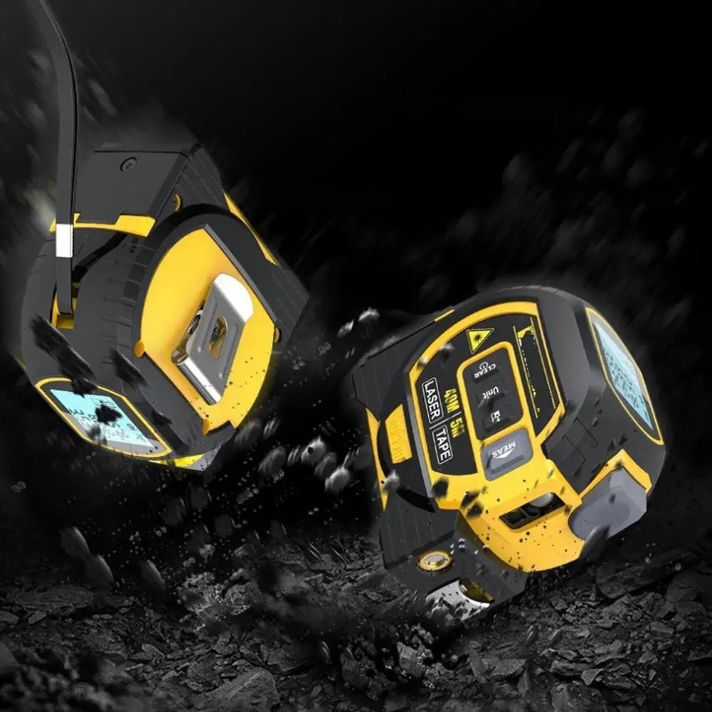 Royallure Digital Laser Avståndsmätare med Måttband Funktion – Bakgrundsbelyst, 100m Räckvidd, Minnesfunktion