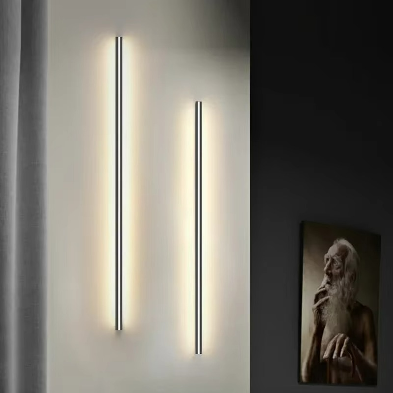 Minimal Light Bar – Nordisk LED Vägglampa i Aluminium