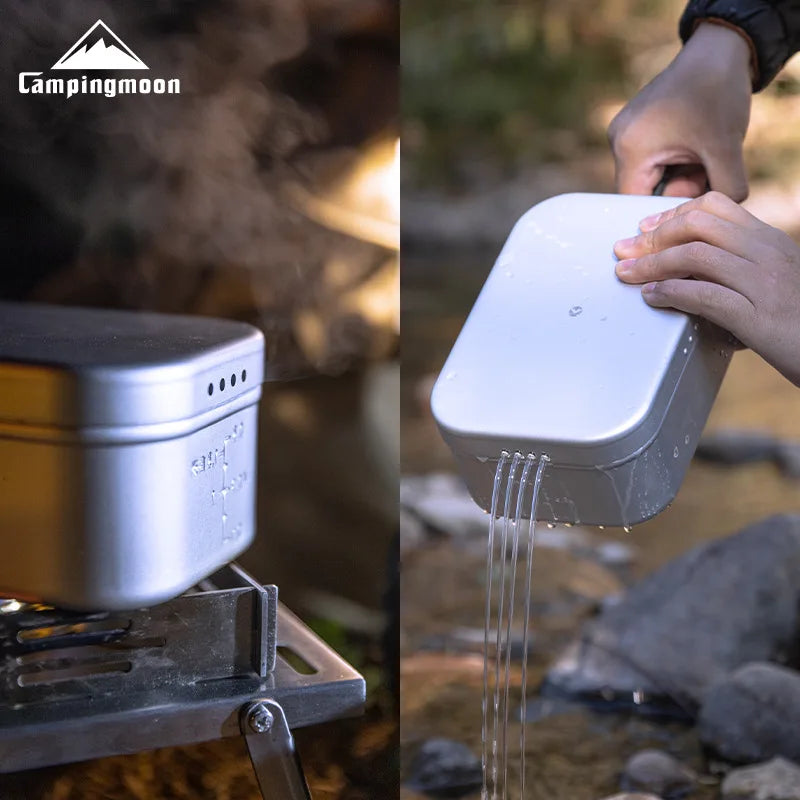 Carvallo Lunchbox med tryckutjämning | Ultralätt &amp; Robust | I aluminium | 0,65L / 1,3L