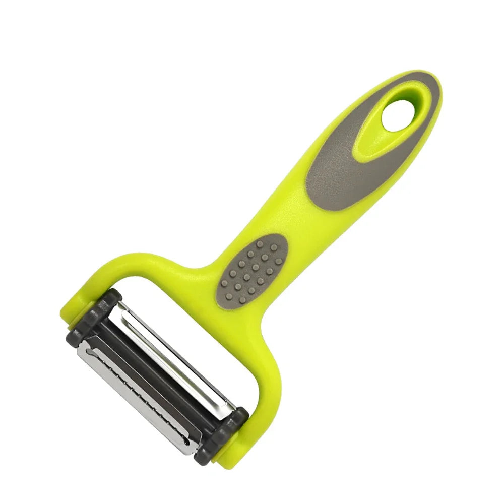 Carvallo 3-i-1 Grönsaksskalare | Vridblad & Knivskydd | Rostfritt stål | Komforthandtag