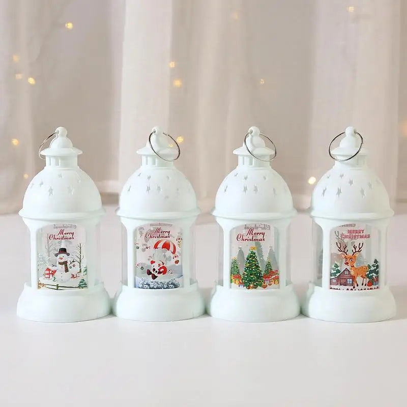 SantaGlow - LED-lampor med jultomtemotiv för en festlig och mysig julstämning