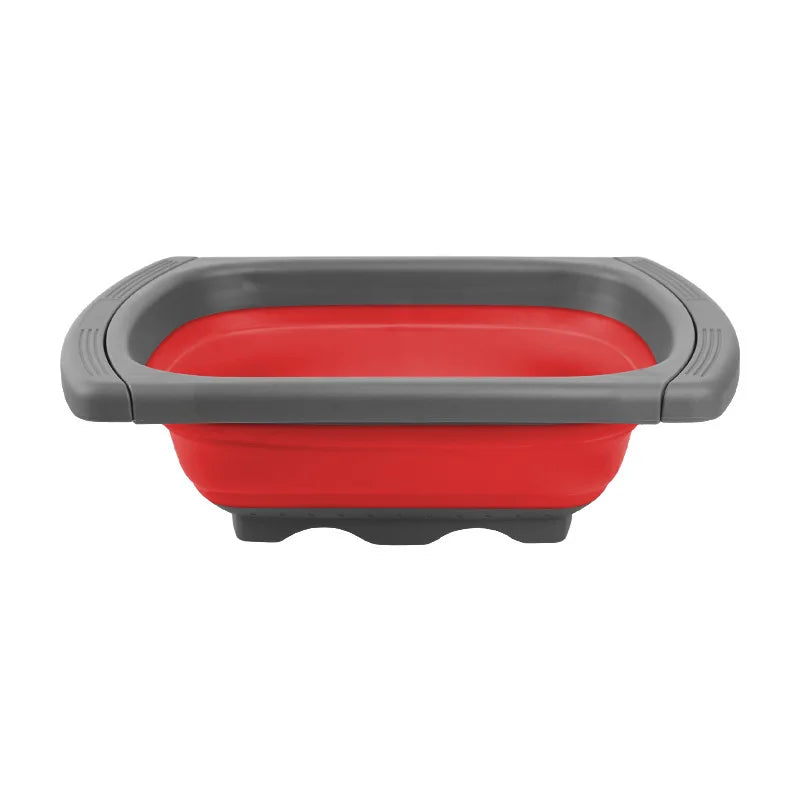 Carvallo Kökssil FlexiDrain ProLine | Utdragbar silikon-sil för diskho & arbetsyta | För frukt, grönsaker & pasta