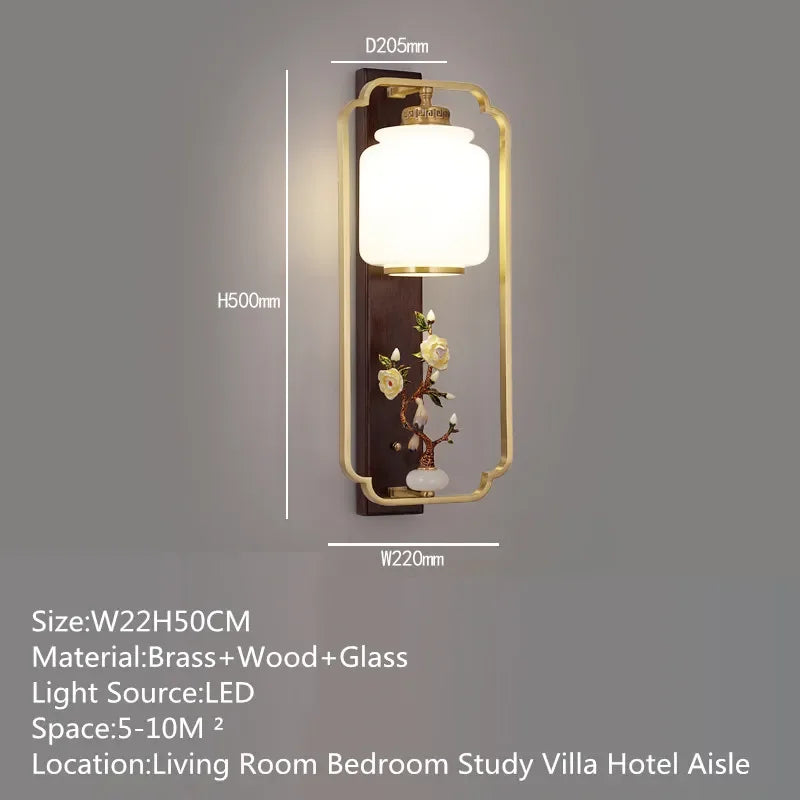 MessingLuxe - Tidsenlig Vägglampa