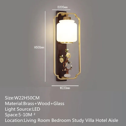 MessingLuxe - Tidsenlig Vägglampa