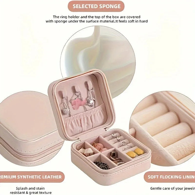 Carvallo VOYELIA | Resefodral för smycken | Kompakt & Stiligt | PU-läder