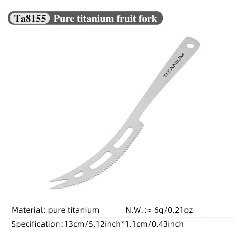 Carvallo Titan-fruktgafflar | Ultralätt & Återanvändbar | Dessert-, tårta- & salladsgaffel för camping, hem & gastronomi