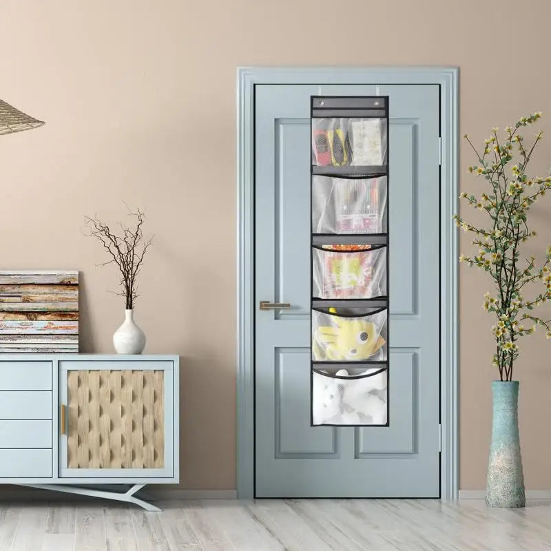 Carvallo hängende organizer Storiva PocketMax | Med 5 stora fack | Hänghylla för Carvallo & garderob | Grå | Platsbesparande förvaring