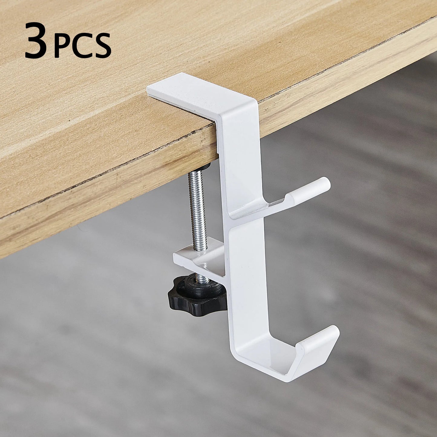 Carvallo Justerbar Skrivbordshängare | För Headset, Ryggsäck & Tillbehör | Utan borrning | Idealisk för Gaming & Hemmakontor