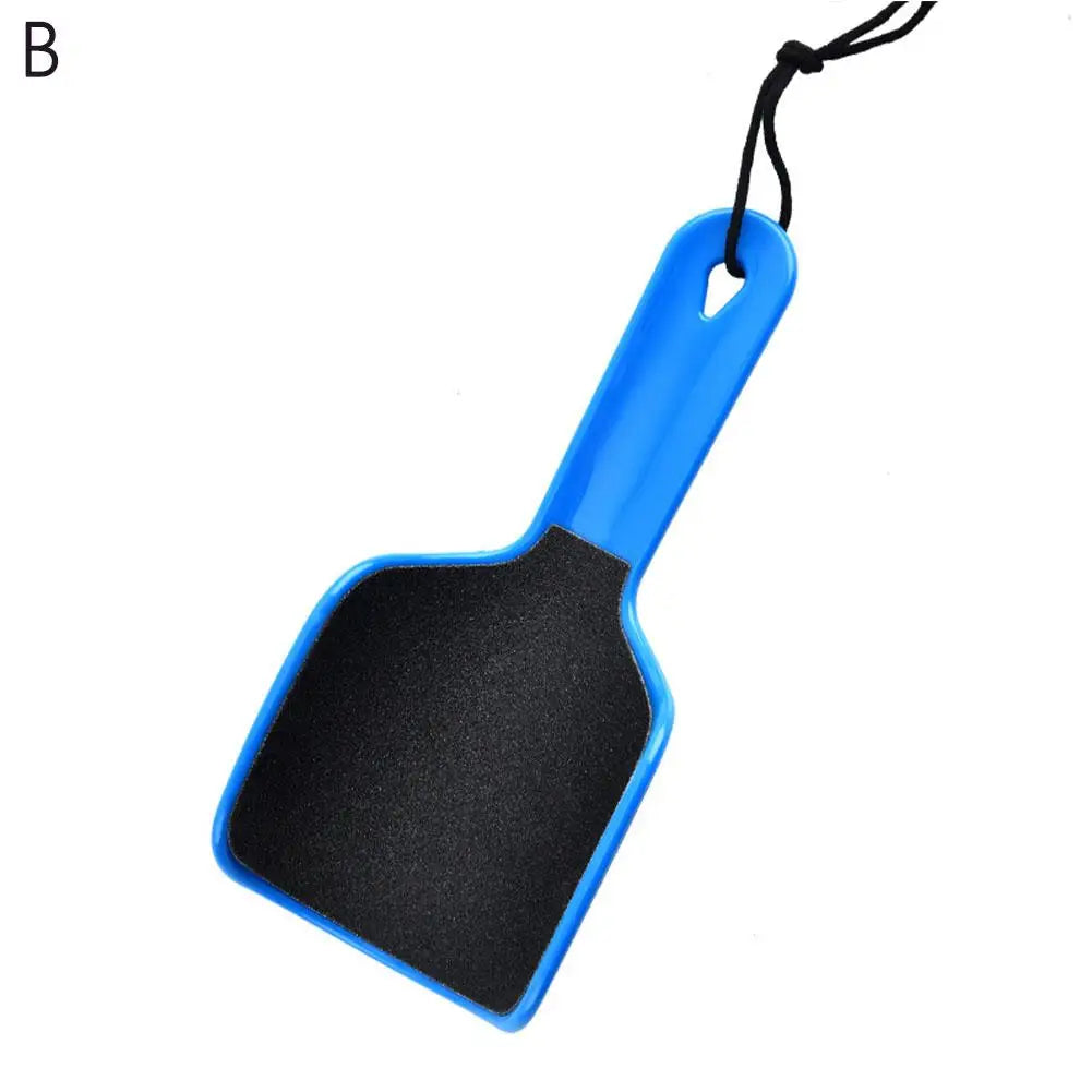 Carvallo SilkStep DuoCare | Dubbelverkande hälsovårdsverktyg med U-form | För släta, välskötta fötter | 20×9×3 cm