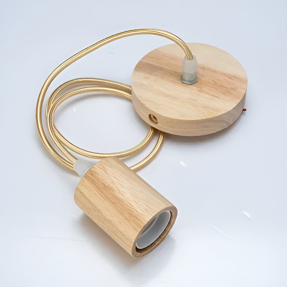 Carvallo - Elegant trä plafondlampa för mysiga rum