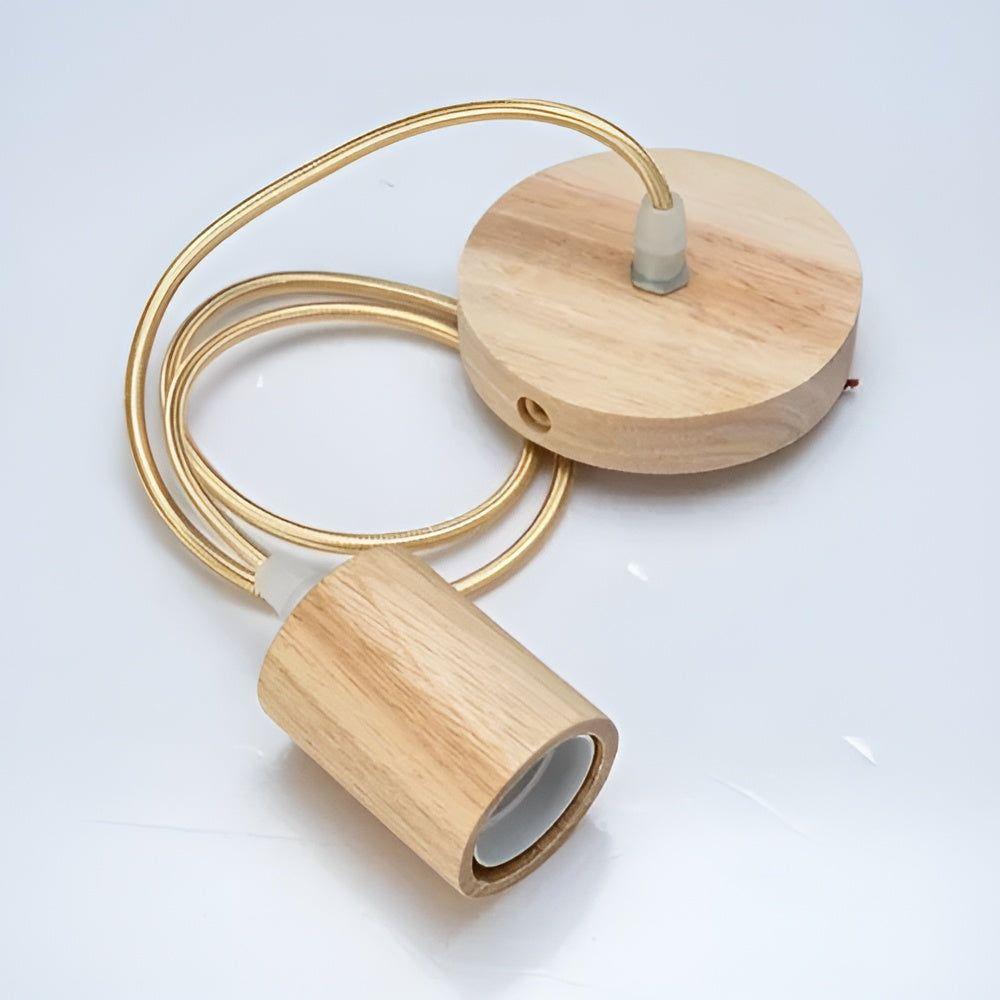 Carvallo - Håndlavet træpendellampe med naturlig varm glöd och tidlös charm