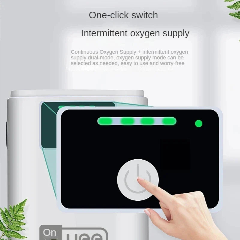 Carvallo SmartOxy Uppladdningsbar Syrepump för Akvarium & Utomhus | Tyst Luftpump med Batteri & USB | Automatisk AC/DC-omkoppling & LED-display