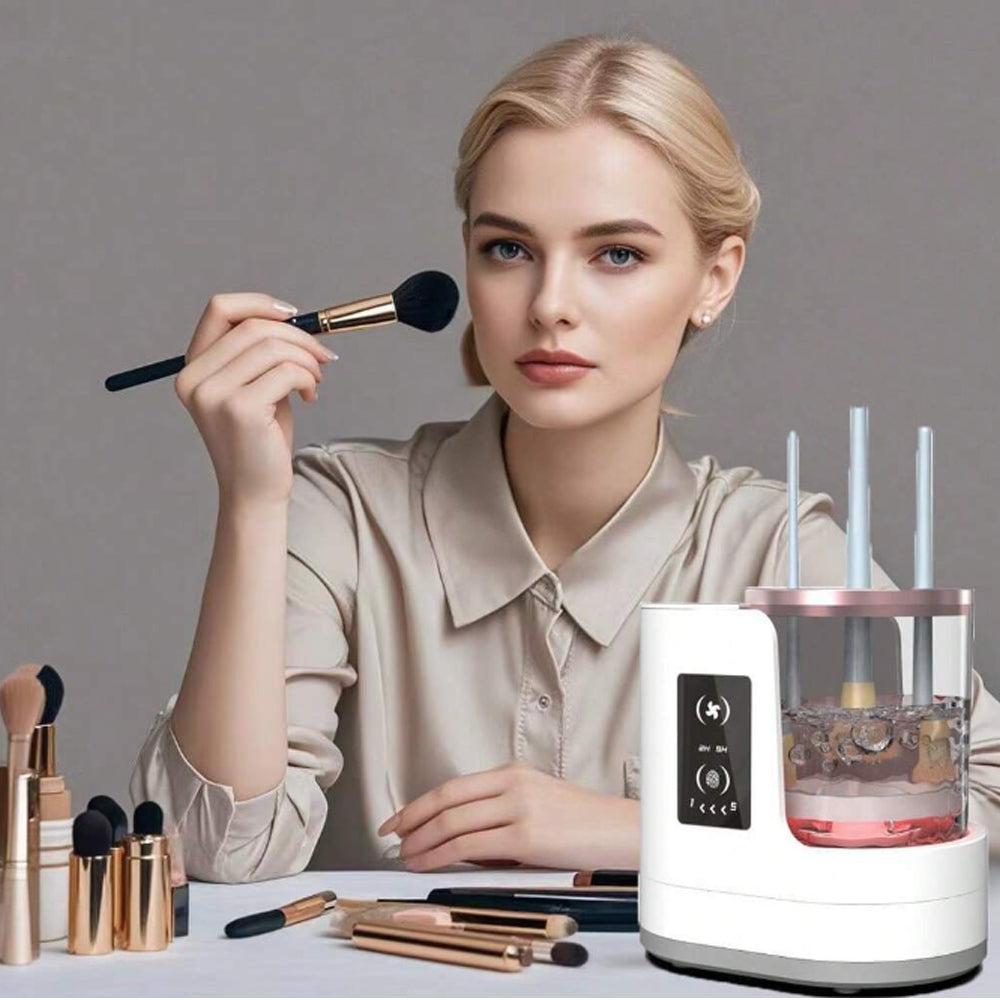 Uppgraderad uppladdningsbar elektrisk sminkborst rengörare