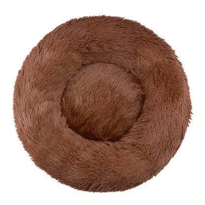 Super Soft Round Pet Bed – Plush, Cozy &amp; Comfortable for Cats &amp; Dogs