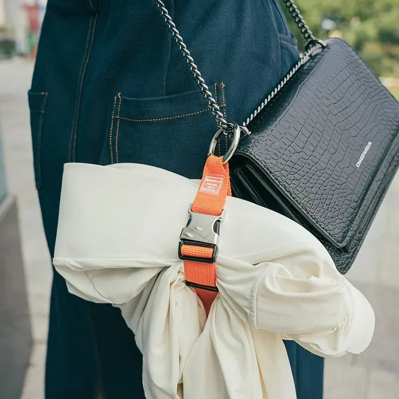 Carvallo Bagagekrok | Robust bagagerem med metaløje | 18 cm | Til kufferter, rygsække & tasker