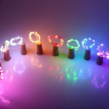 LED ljusslinga för flaskor – dekoration-ljus med tråd för kreativ belysning och DIY-projekt