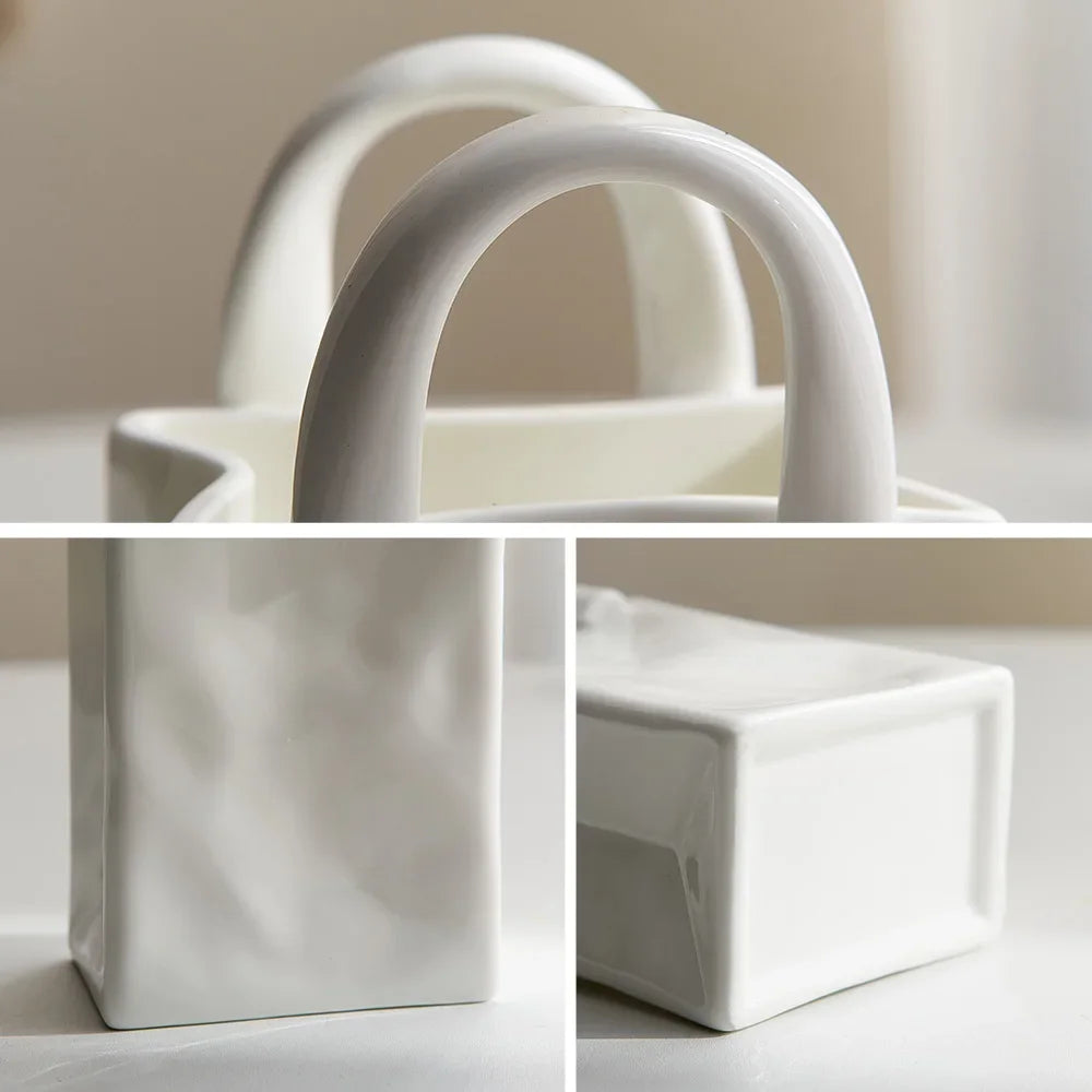 Unik Handtag Vas - Modern och Stilig