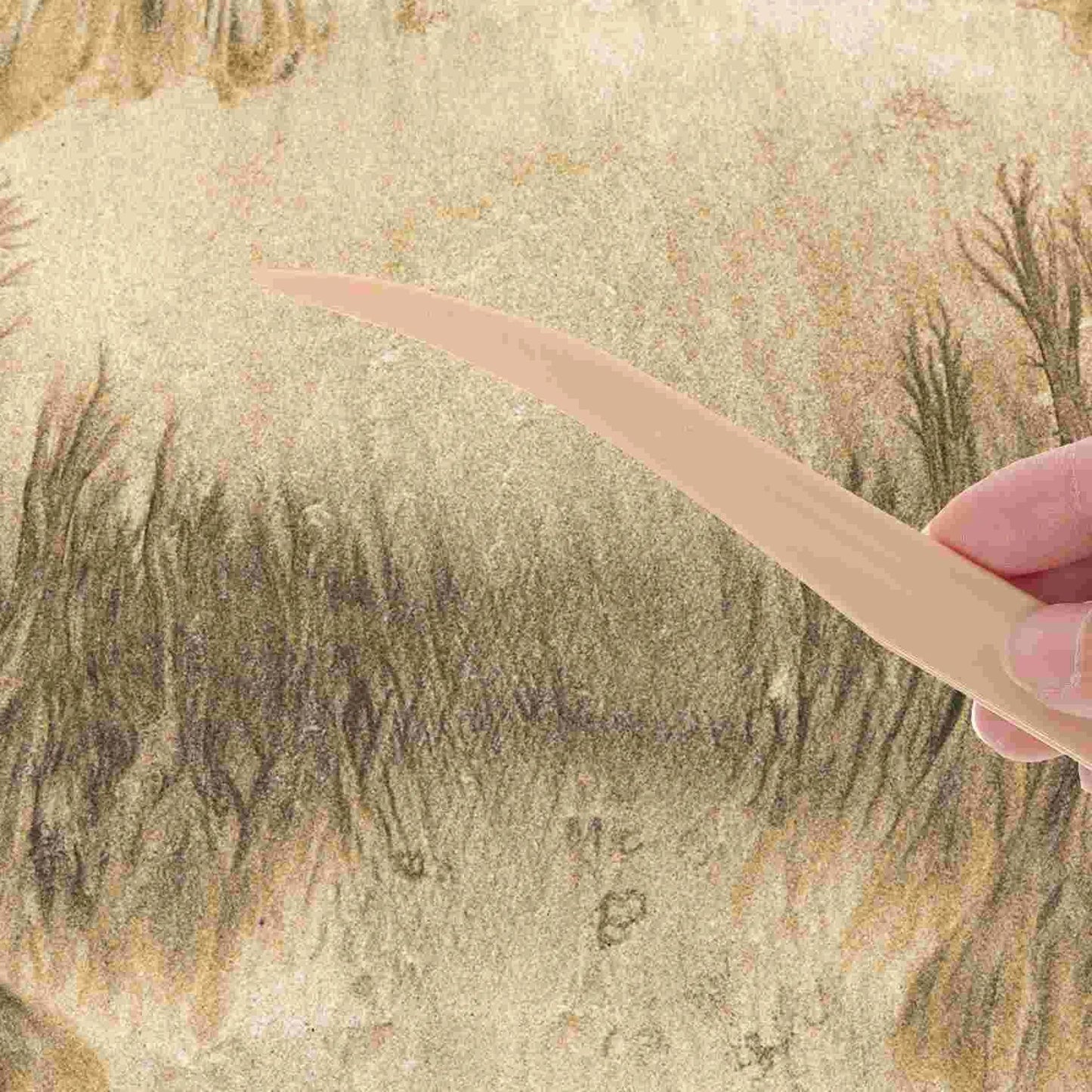 Carvallo Zen Trädgård Räfset | 7-delad | Mini Sandräfsa i plast | För borddekoration & meditation