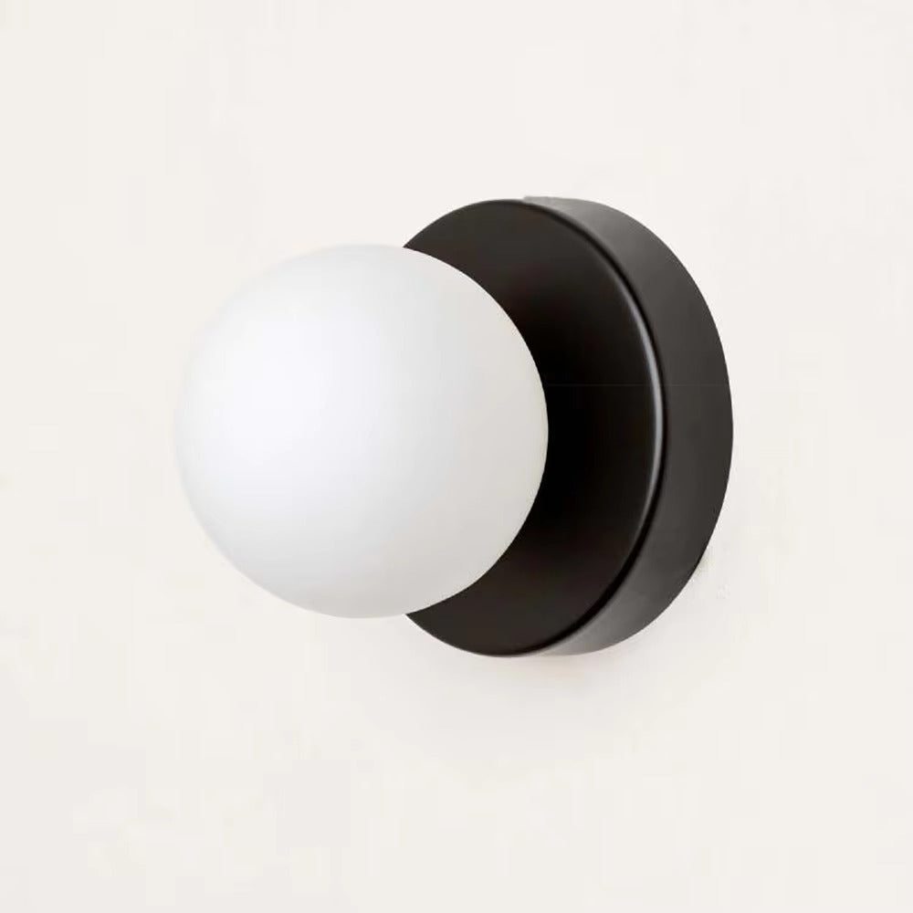 Royaleva Nordic LED Glasvägglampa – Minimalistisk Orb Sconce för Moderna Interiörer