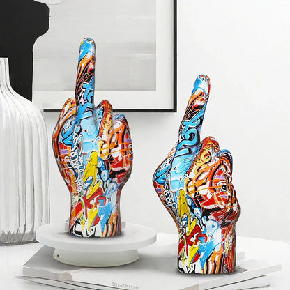 ArtCreativ | Jag Har En Dålig Attityd Skulptur för Hem- och Kontorsinredning