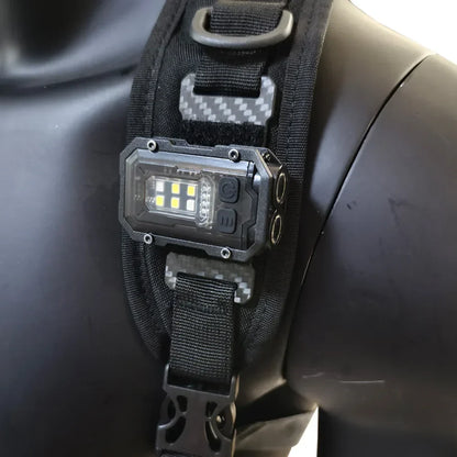 Magnetisk LED-ficklampa med bärhållare – handsfree arbetsljus för utomhus och reparationer