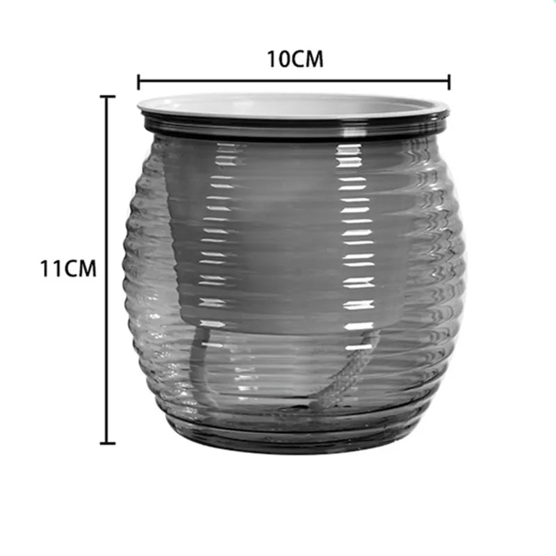 Carvallo Hydroponisk Blomkruka | Självbevattnande & Modern | För Inomhusväxter | 3-pack