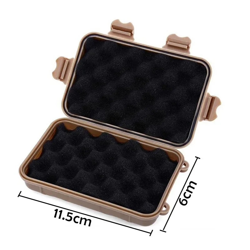 Carvallo Outdoor-Box | Vattentät och Stötsäker Förvaringslåda | För gadgets, utrustning och överlevnadskit