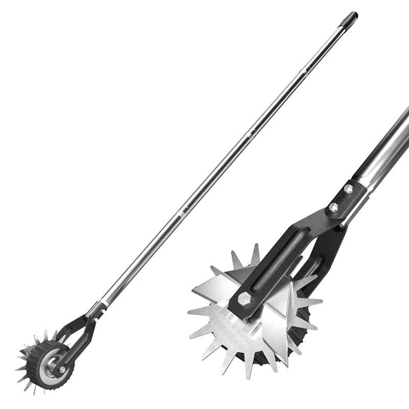 Carvallo EdgeMaster Pro | 171 cm manuell | rostfritt stål med rullhjul | justerbart handtag & självvassande blad