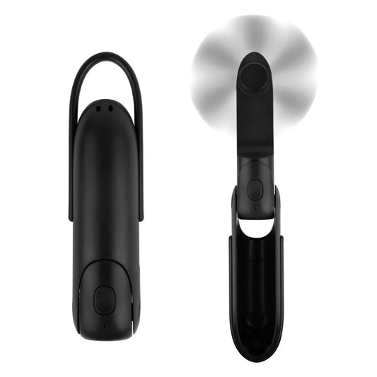 Carvallo 3i1 Mini Fläkt | Handfläkt med Powerbank & Ficklampa | Fällbar, Tyst & Barnsäker – USB uppladdningsbar