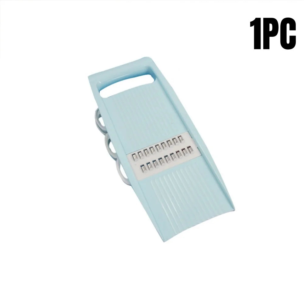 Carvallo 5-i-1 Grönsaksrivare & Rive | Multifunktionell Kökshyvel med Uppsamlingbehållare | Manuell, Säker & Kompakt | För Frukt, Potatis & mer