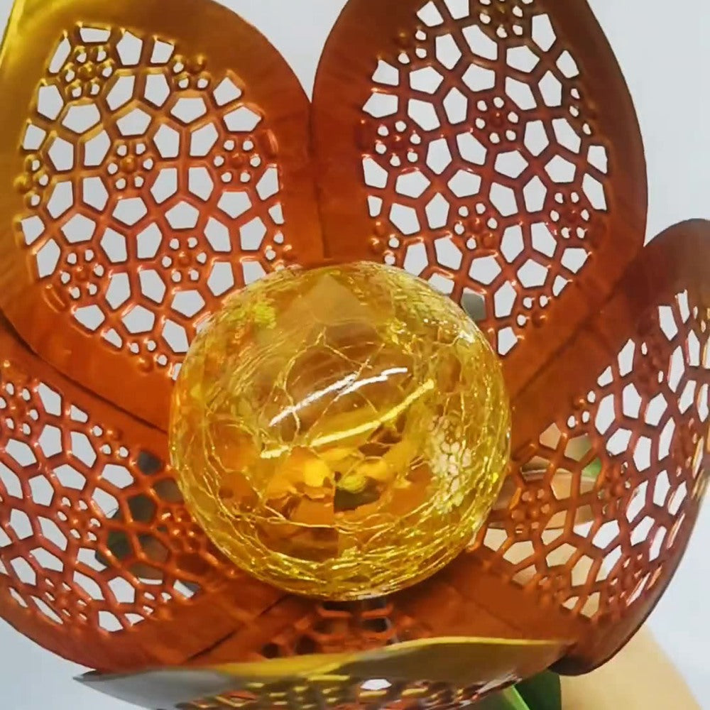 Carvallo - Solcellsdriven utomhuslampor med automatisk tänd/släck och långvarigt varmt ljus