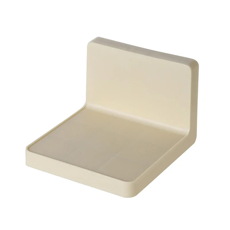 Carvallo FlexMount Vägghylla Multifunktionell | Självhäftande & Borfria | För Bad, Kök & Vardagsrum | Ideal för Tvål, Fjärrkontroll, Nycklar