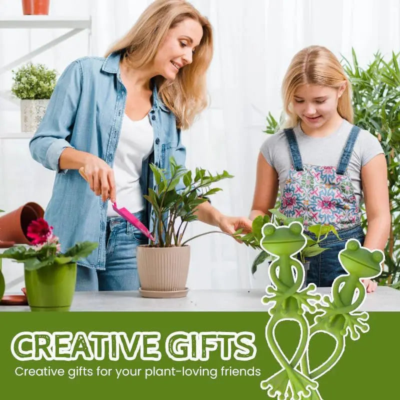 Carvallo Garden | Växtstöd i grodform | 13,5 × 6 cm | För trädgård & krukväxter | 1–5 stycken