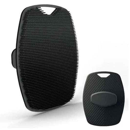 Carvallo-Duschborste Dermabloom SoftGrip | Mild peeling- & massageborste | För ansikte & kropp | Unisex