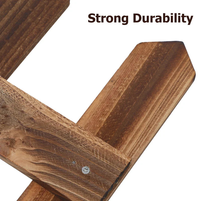 Dekorativ trädhägn för bäddar och utomhusområden