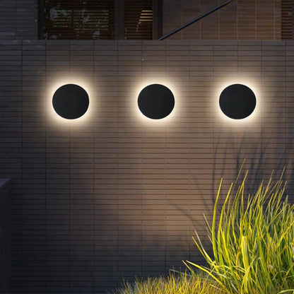 Almos - Utomhus Vattentät Rund LED Vägglampa IP65