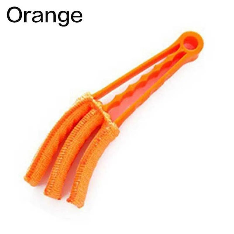 Carvallo Flex Mikrofiber-Jalusi rengörare med 3-bladssystem | Fönster-, ventilations- & lamellborste för bil, hushåll & luftkonditionering – 21×2,2 cm