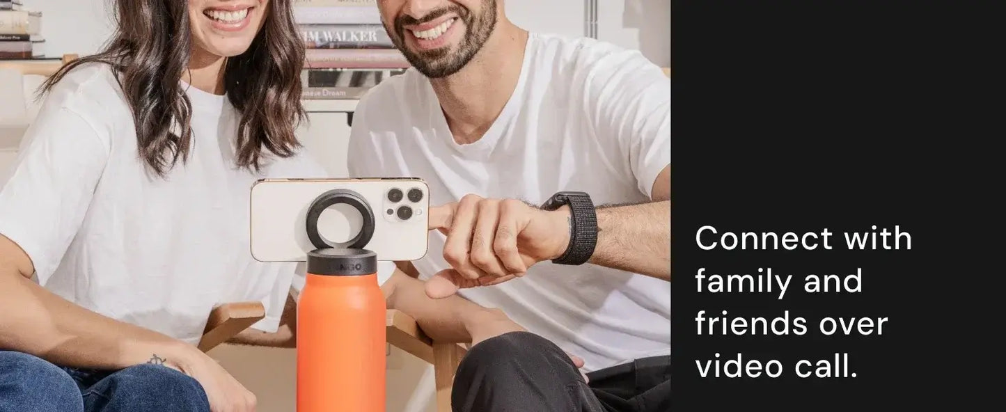 Royallure Magnetisk Vattenflaska – Isolerad, Telefonhållande, Läckagefri Design