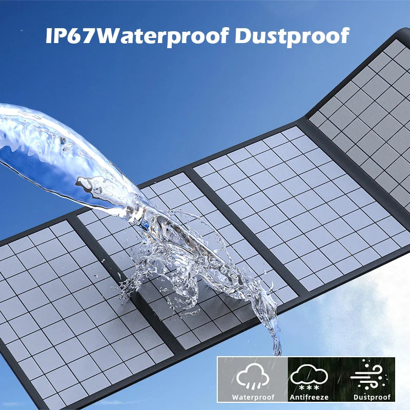 Carvallo Solpanel SolarXplore 300 | 300 W effekt | USB & DC-utgång | PET-belagd & Vattentät | Bärbar kraft för utomhus & resor